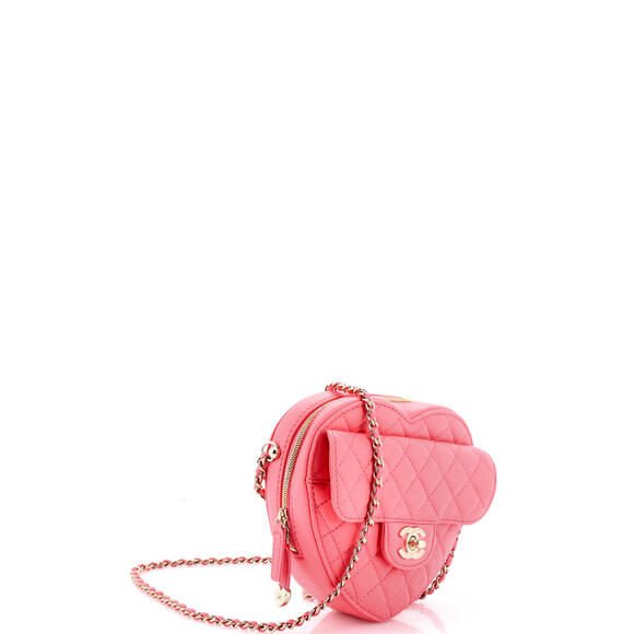 Chanel CC in Love Heart Bag Quilted Lambskin - Picture 2 of 5